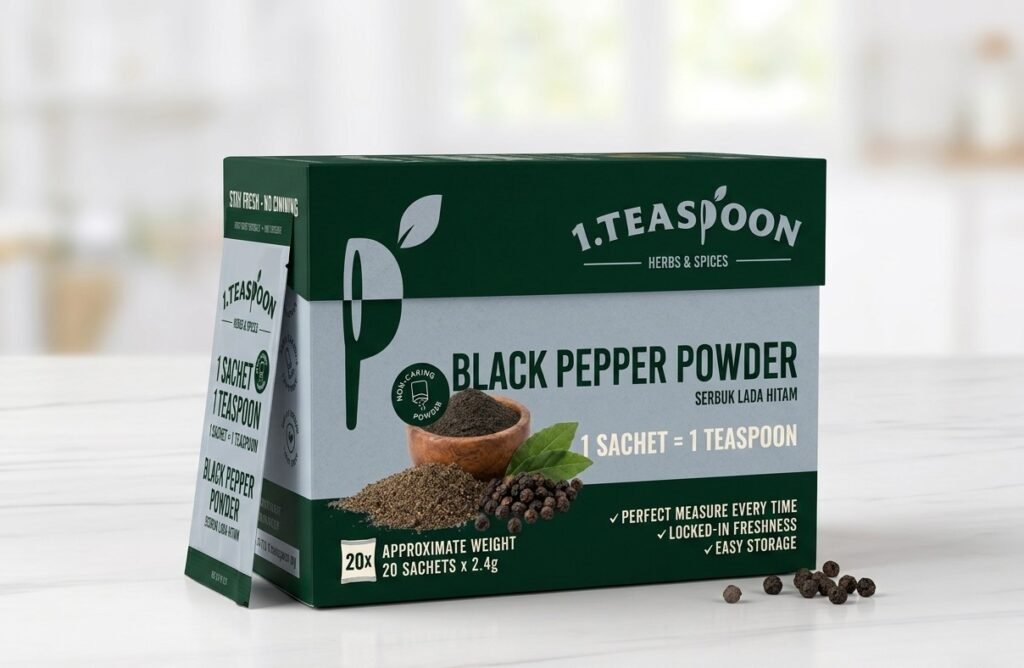 1Teaspoon Black Pepper Powder